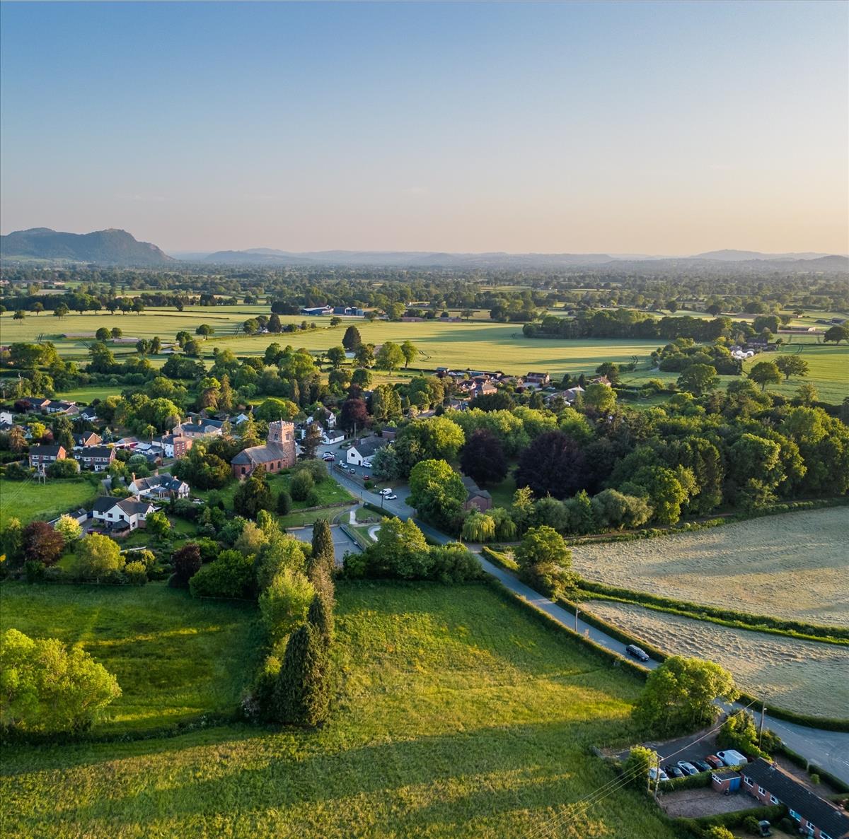 A Shropshire market village and surrounding countryside